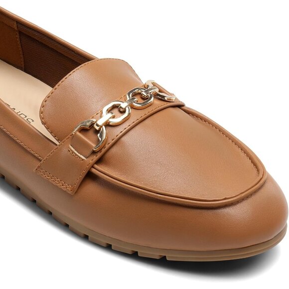 Dream Pairs Women Brown-pu Faux Leather Lightweight Arch Support Slip On Flat - Picture 9 of 9